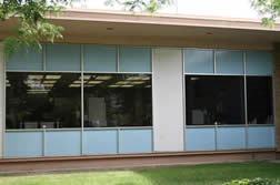 Back of laboratory